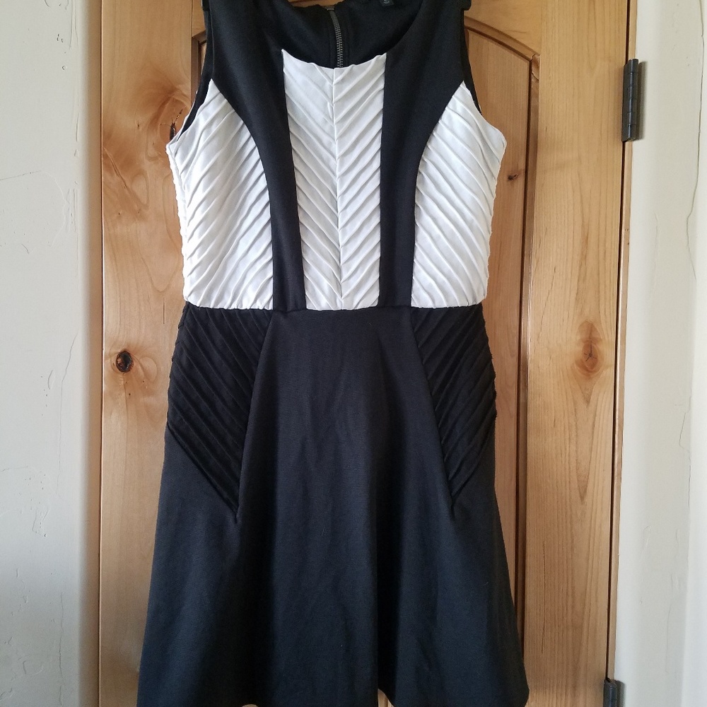 Black and white dress